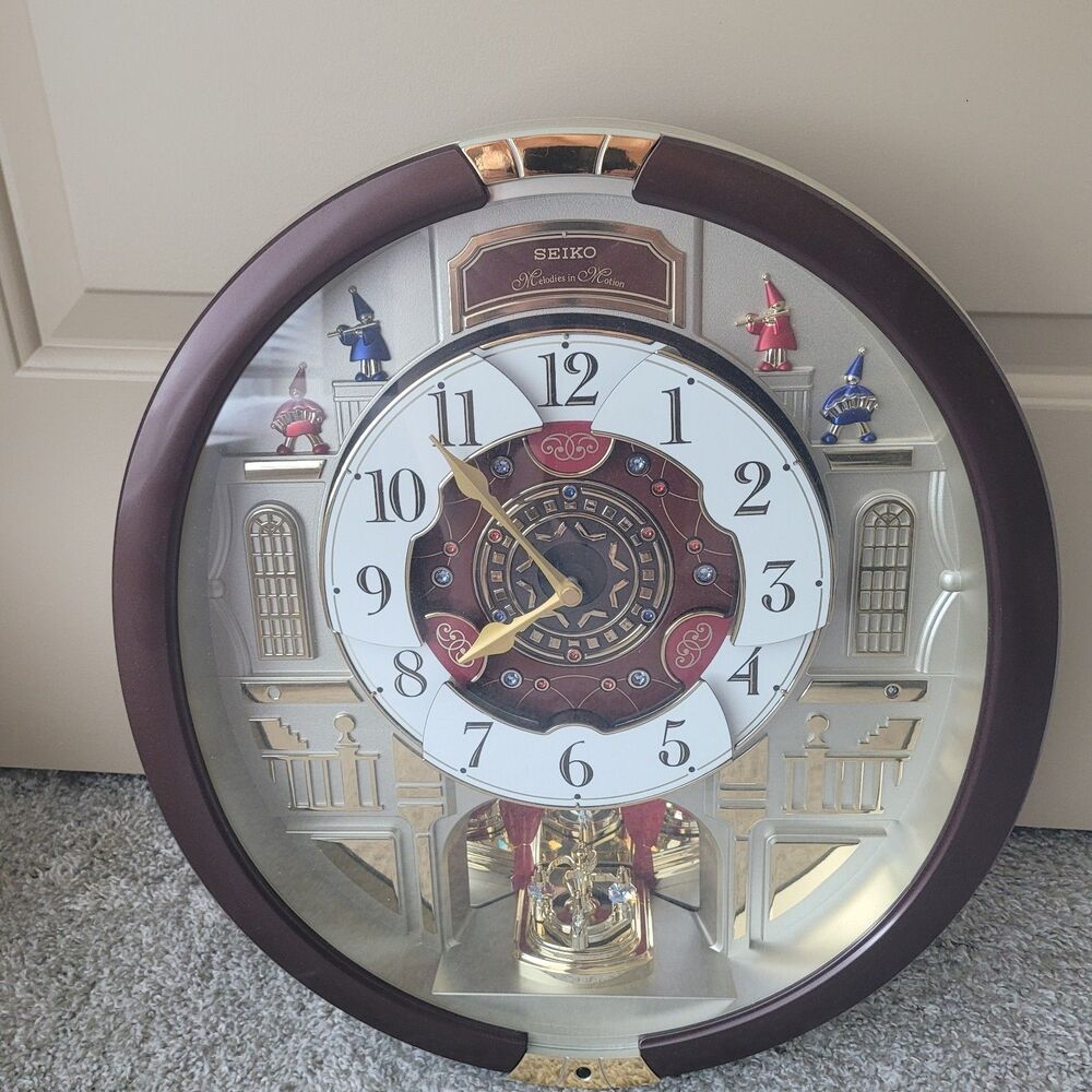 Beautiful Seiko Melodies In Motion Clock (No Box)